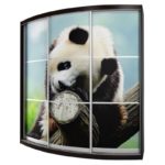 радиусный шкаф-купе с фотопечатью Мебелеф-5